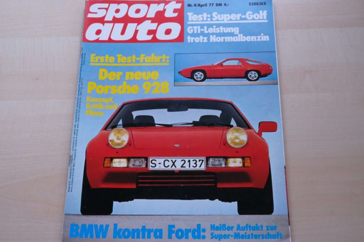 Deckblatt Sport Auto (04/1977)